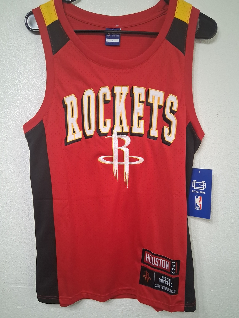 NWT'S Mens NBA Houston Rockets Red  Tank Top Size Small
